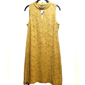 NWOT Nine West Dress in Mustard Size 6.